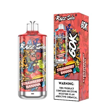 Razz Solo 60k puffs | Crystal texture